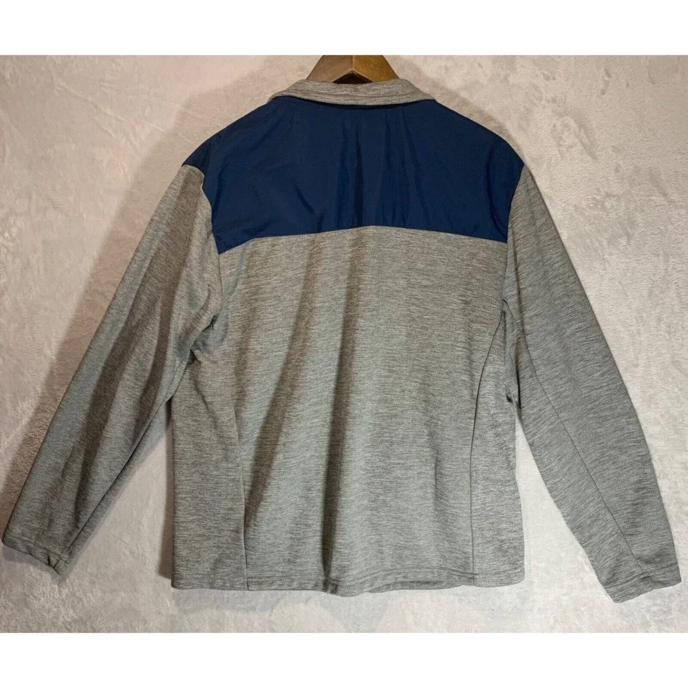Orvis Gray and Navy Lightweight Full-Zip Shirt Jacket
